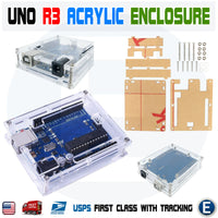 Transparent Case Enclosure Acrylic Box Clear Cover For Arduino UNO R3