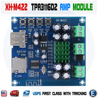 XH-M422 DC 12-24V TPA3116D2 50W + 50W Bluetooth 4.0 Amplifier Board Module With Bluetooth U Disk TF Card Player - eElectronicParts