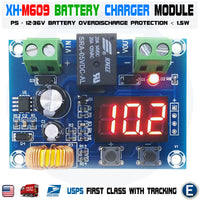 XH-M609 DC 12V-36V Charger Module LED Low Voltage Display Battery Disconnect Protection