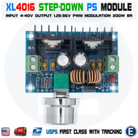 XL4016 DC Buck Converter 8A 200W 4V-40V 1.25-36V Step-Down Voltage Power Module - eElectronicParts