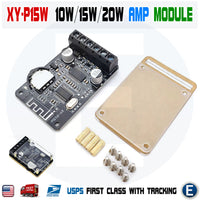XY-P15W Stereo Bluetooth Power Digital Amplifier Board 12V/24V 10W/15W/20W - eElectronicParts