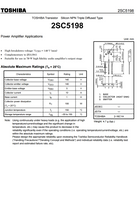1pair 2SA1941 & 2SC5198 A1941+C5198 Toshiba Transistor PNP NPN 10A 140V 100w - eElectronicParts
